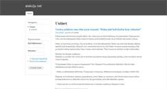 Desktop Screenshot of alakulju.net